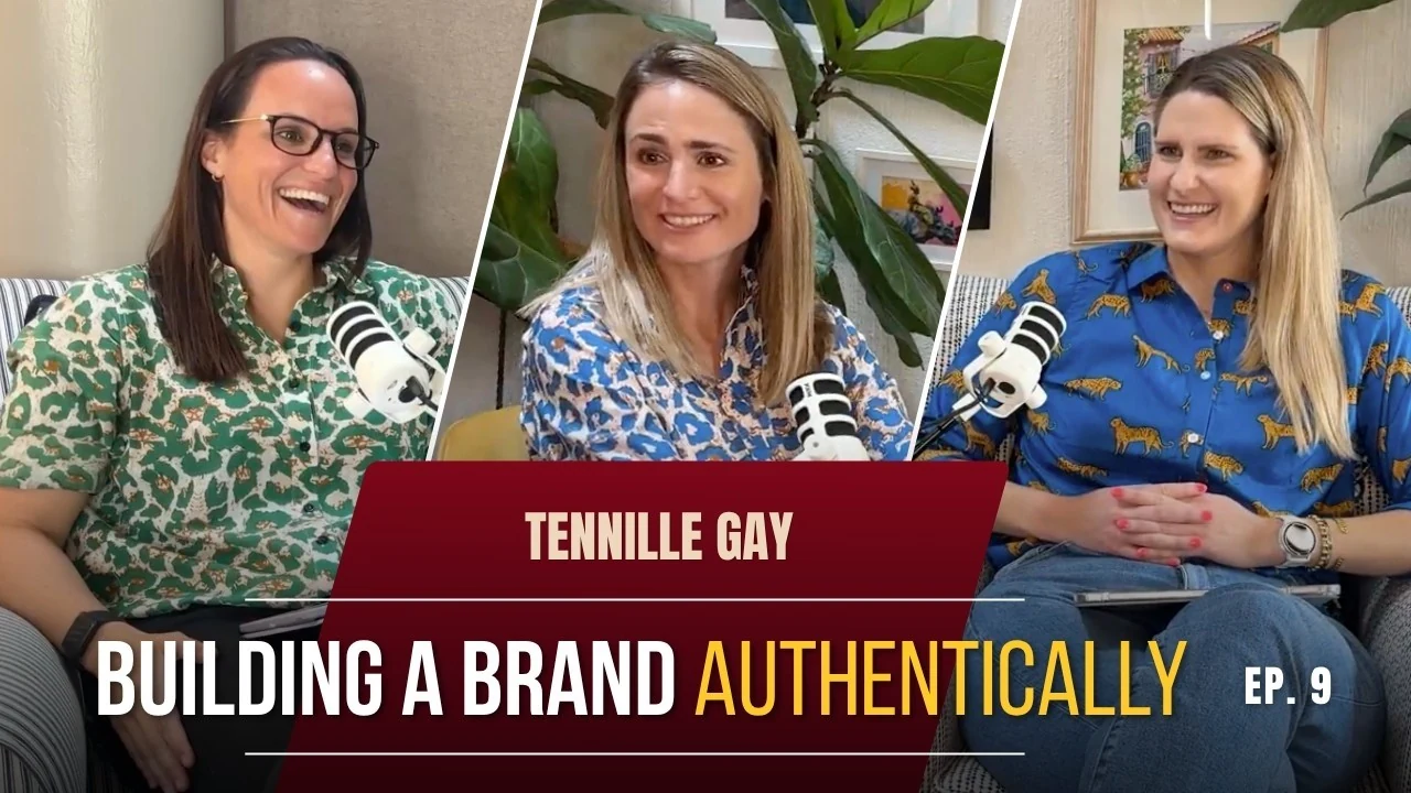 Official episode artwork: Tennille Gay in conversation on The Room She Built